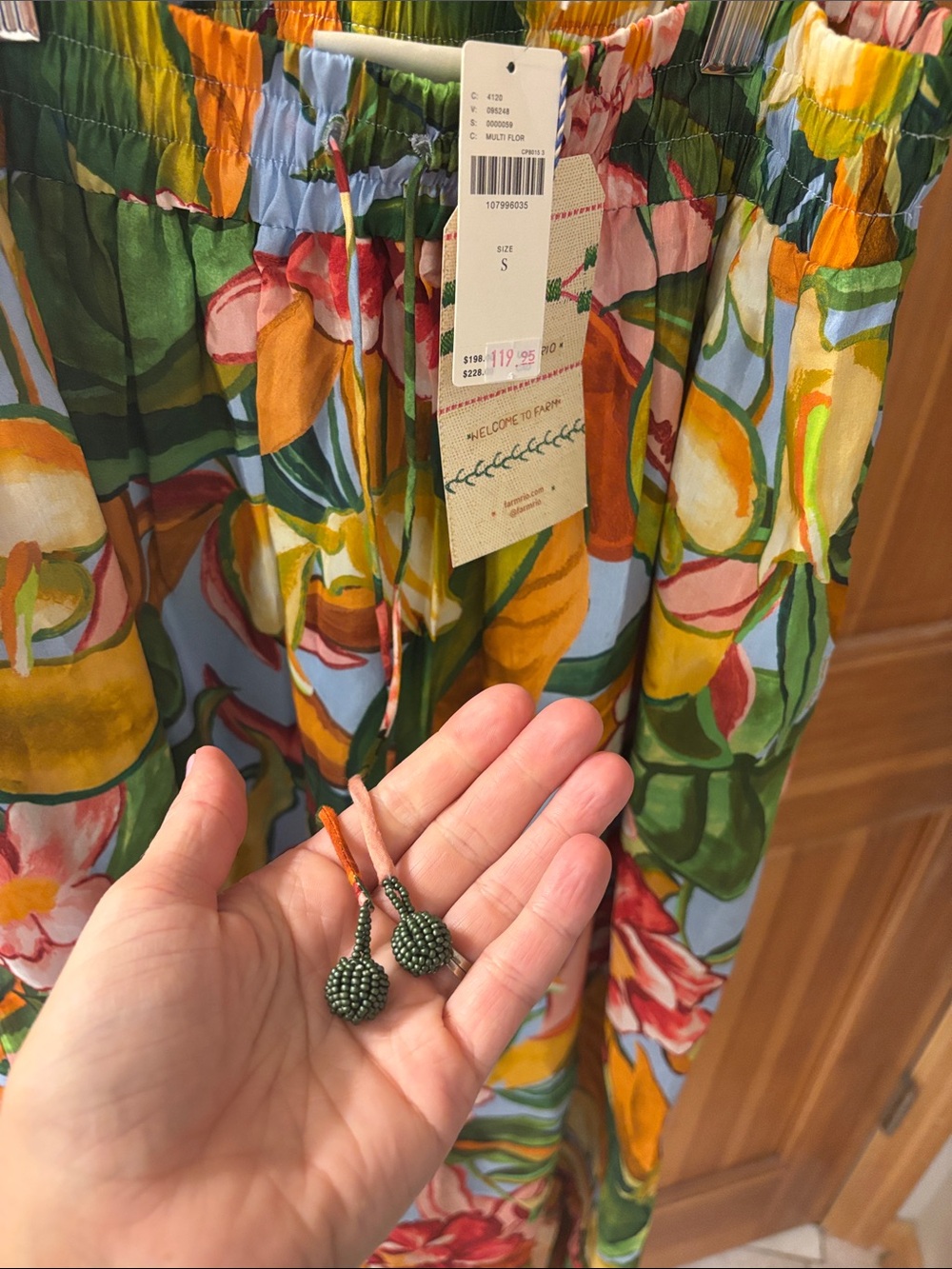 FARM Rio Tropical Floral Maxi Skirt - NWT - Picture 4 of 4